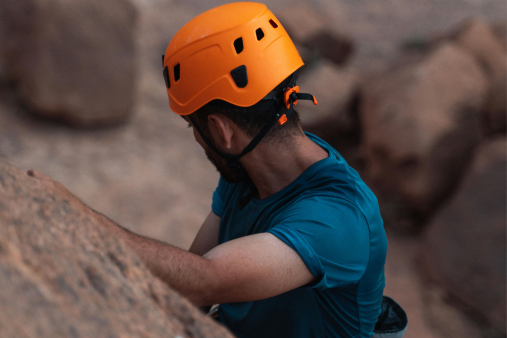 bouldering close-up shot - featured image